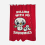 Rolling With My Snowmies-None-Polyester-Shower Curtain-Weird & Punderful