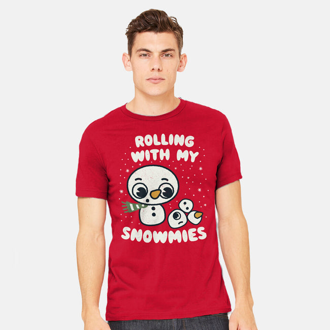 Rolling With My Snowmies-Mens-Heavyweight-Tee-Weird & Punderful