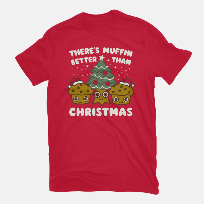 There's Muffin Batter Than Christmas-Womens-Basic-Tee-Weird & Punderful