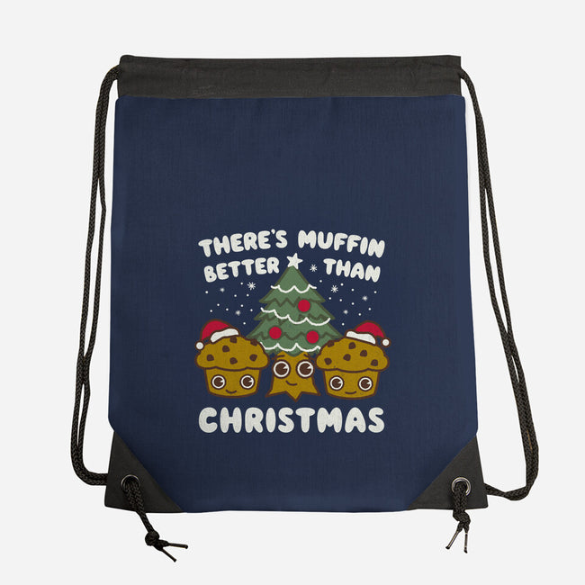 There's Muffin Batter Than Christmas-None-Drawstring-Bag-Weird & Punderful