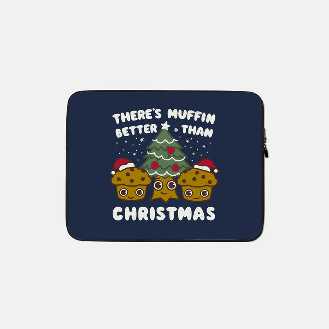 There's Muffin Batter Than Christmas-None-Zippered-Laptop Sleeve-Weird & Punderful