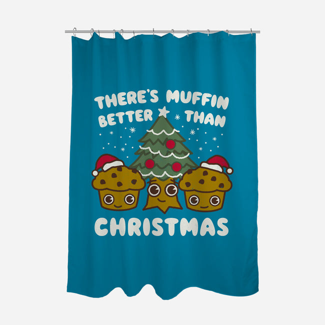 There's Muffin Batter Than Christmas-None-Polyester-Shower Curtain-Weird & Punderful