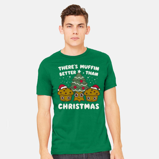 There's Muffin Batter Than Christmas-Mens-Heavyweight-Tee-Weird & Punderful