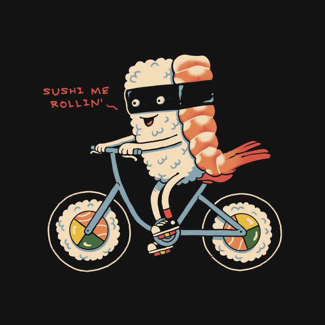 Sushi Me Rollin-Womens-V-Neck-Tee-vp021