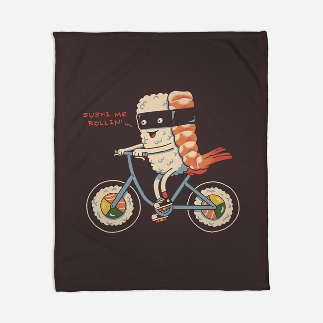 Sushi Me Rollin-None-Fleece-Blanket-vp021