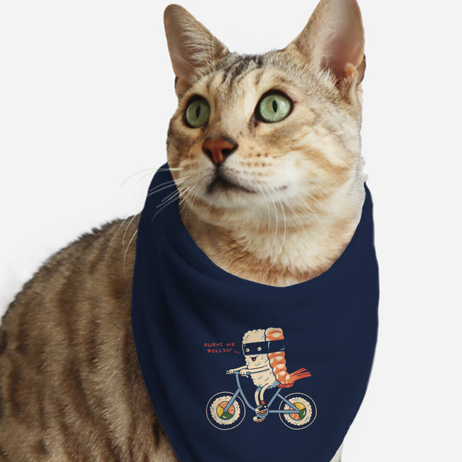 Sushi Me Rollin-Cat-Bandana-Pet Collar-vp021