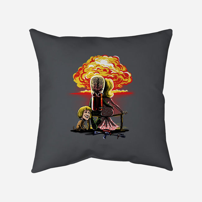 Martians Gazing At The Moon-None-Removable Cover-Throw Pillow-zascanauta