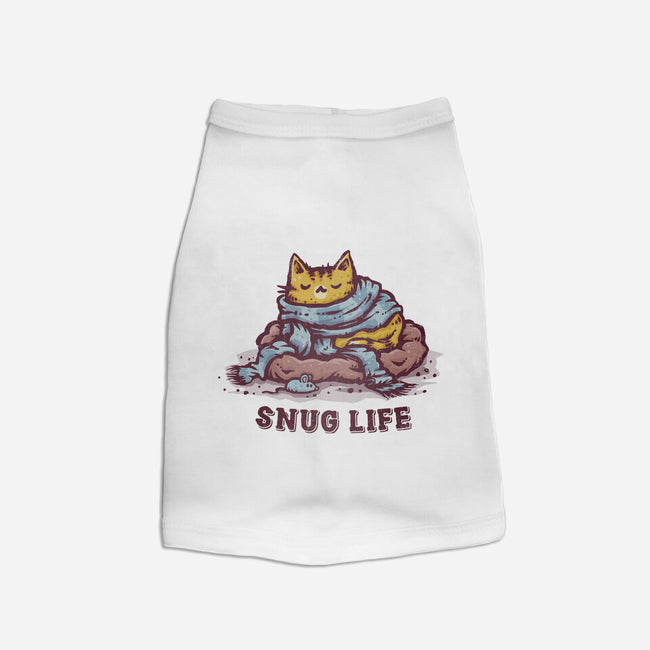 Living The Snug Life-Dog-Basic-Pet Tank-kg07