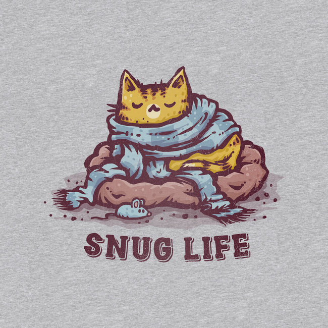 Living The Snug Life-Unisex-Pullover-Sweatshirt-kg07