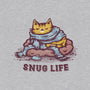 Living The Snug Life-Unisex-Pullover-Sweatshirt-kg07