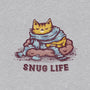 Living The Snug Life-Womens-Off Shoulder-Sweatshirt-kg07
