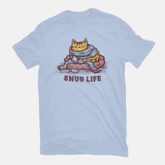 Living The Snug Life-Unisex-Basic-Tee-kg07