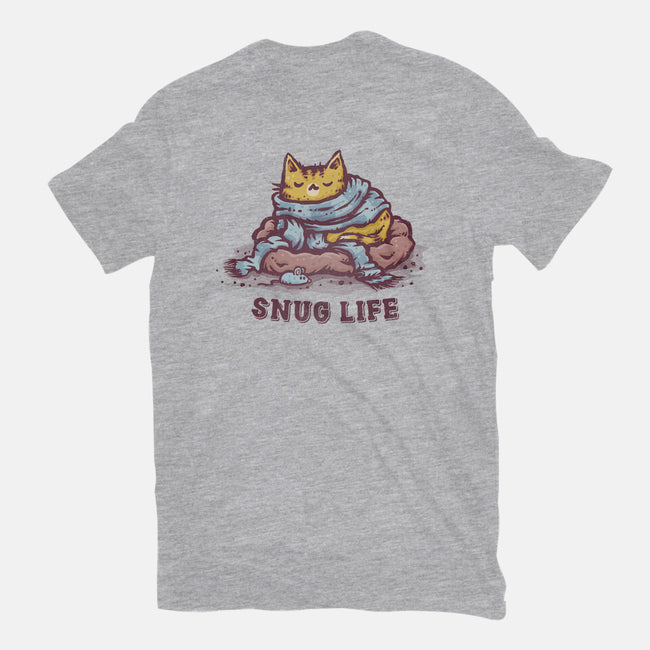 Living The Snug Life-Womens-Basic-Tee-kg07