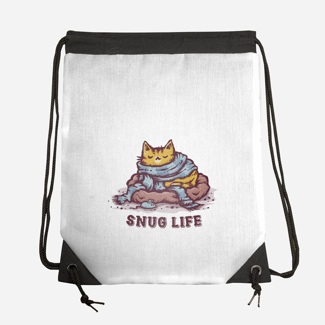 Living The Snug Life-None-Drawstring-Bag-kg07