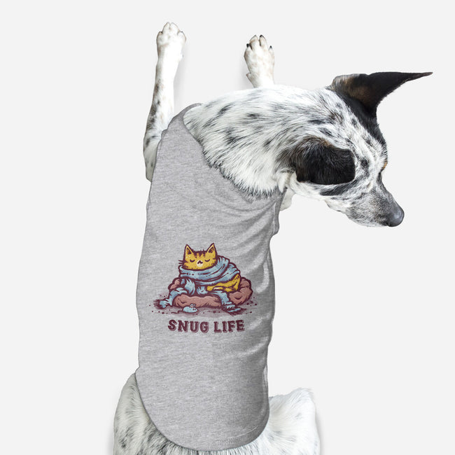 Living The Snug Life-Dog-Basic-Pet Tank-kg07