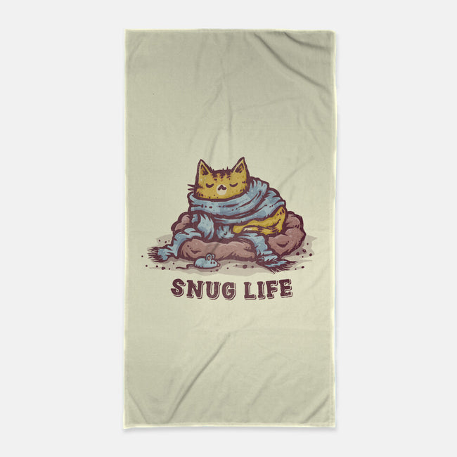 Living The Snug Life-None-Beach-Towel-kg07