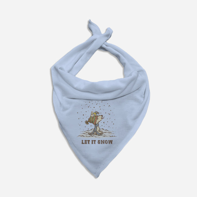 Let It Snow-Cat-Bandana-Pet Collar-kg07