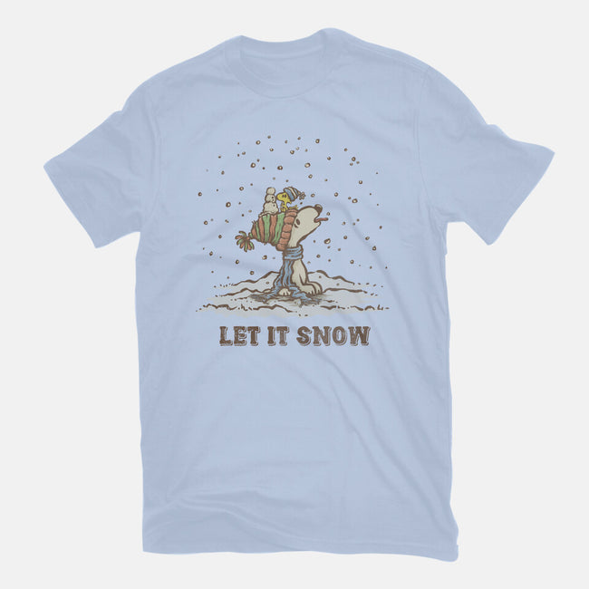 Let It Snow-Womens-Basic-Tee-kg07