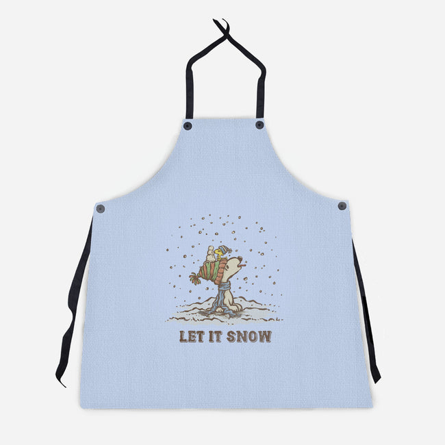 Let It Snow-Unisex-Kitchen-Apron-kg07