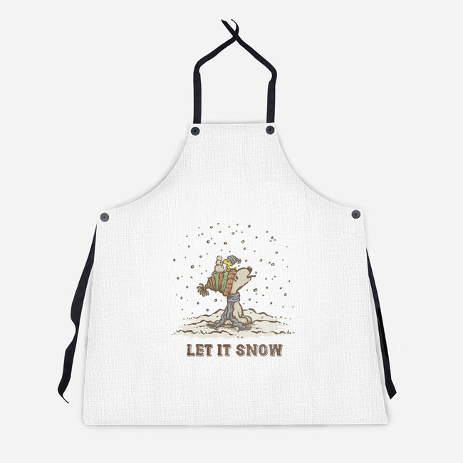 Let It Snow-Unisex-Kitchen-Apron-kg07