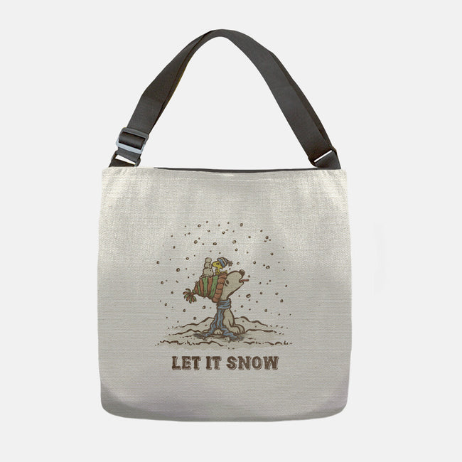 Let It Snow-None-Adjustable Tote-Bag-kg07