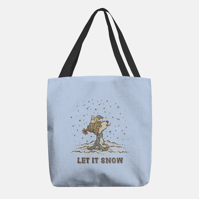 Let It Snow-None-Basic Tote-Bag-kg07