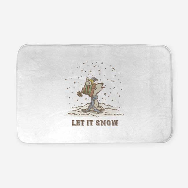 Let It Snow-None-Memory Foam-Bath Mat-kg07