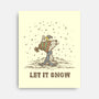Let It Snow-None-Stretched-Canvas-kg07