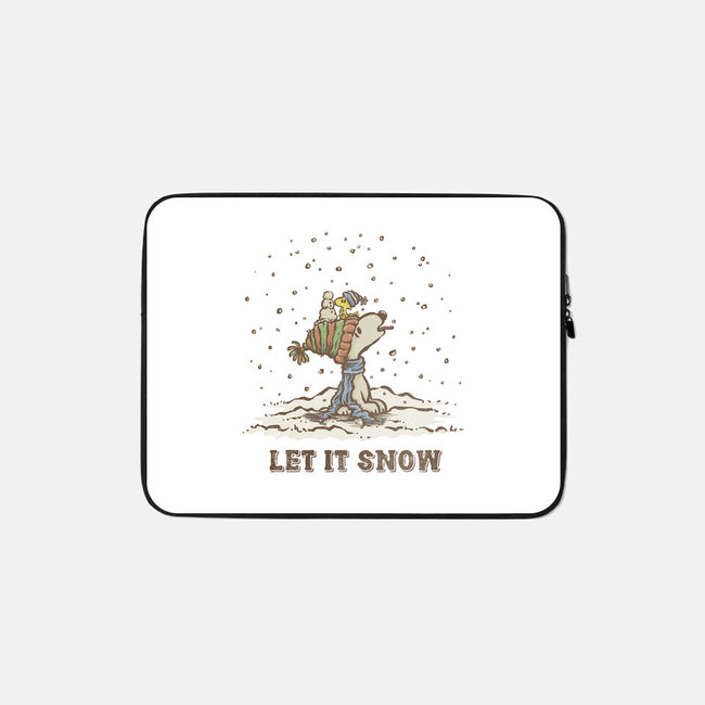 Let It Snow-None-Zippered-Laptop Sleeve-kg07