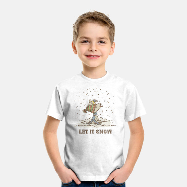 Let It Snow-Youth-Basic-Tee-kg07