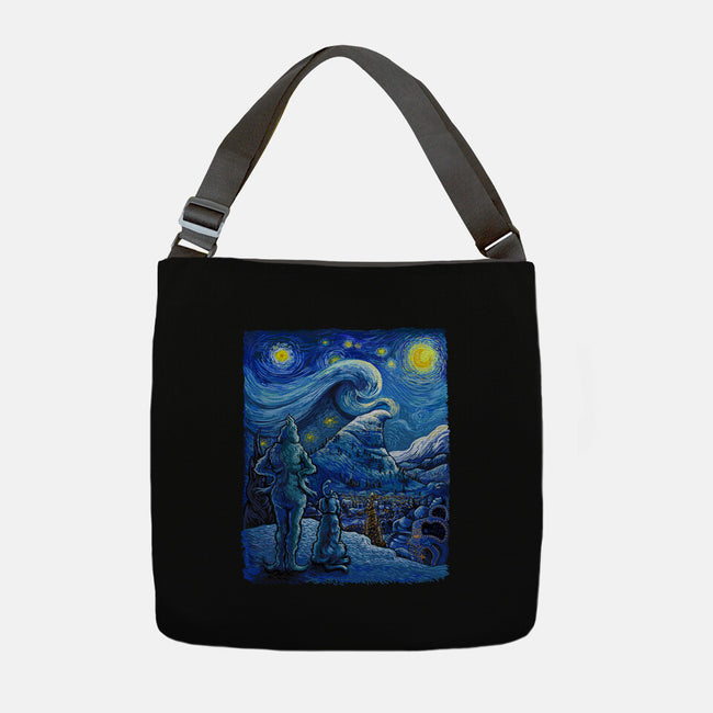 Starry Crumpit-None-Adjustable Tote-Bag-daobiwan