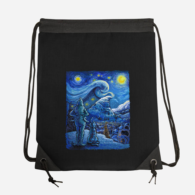 Starry Crumpit-None-Drawstring-Bag-daobiwan