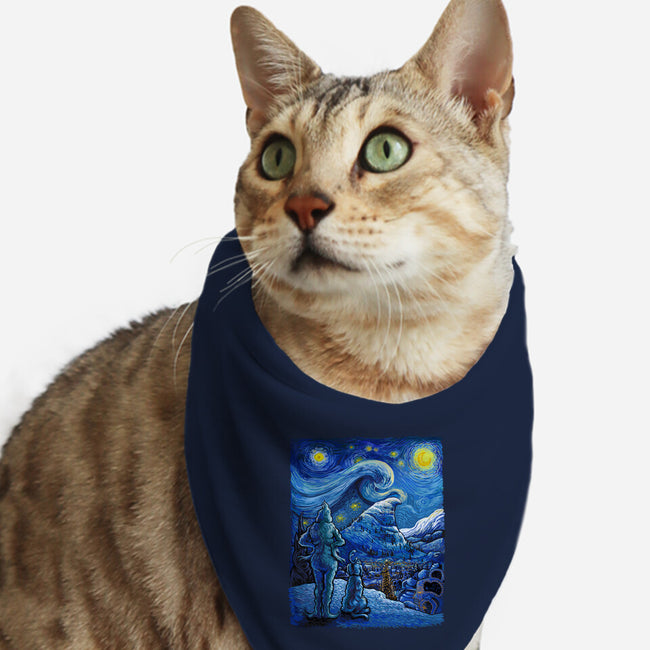 Starry Crumpit-Cat-Bandana-Pet Collar-daobiwan