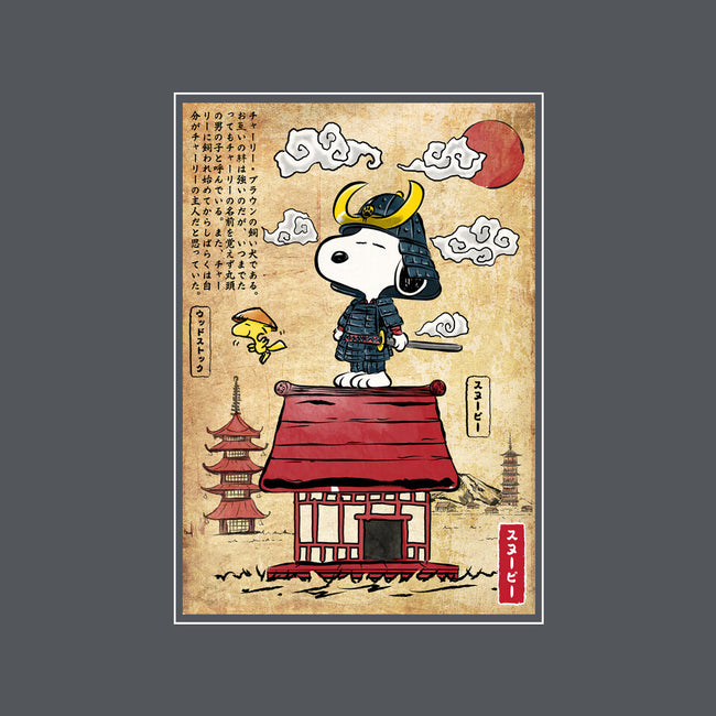 Beagle Samurai In Japan-Unisex-Basic-Tee-DrMonekers