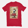 Beagle Samurai In Japan-Mens-Heavyweight-Tee-DrMonekers