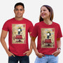 Beagle Samurai In Japan-Unisex-Basic-Tee-DrMonekers