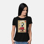 Beagle Samurai In Japan-Womens-Basic-Tee-DrMonekers