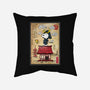 Beagle Samurai In Japan-None-Non-Removable Cover w Insert-Throw Pillow-DrMonekers