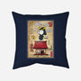 Beagle Samurai In Japan-None-Non-Removable Cover w Insert-Throw Pillow-DrMonekers