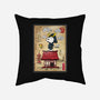 Beagle Samurai In Japan-None-Removable Cover-Throw Pillow-DrMonekers