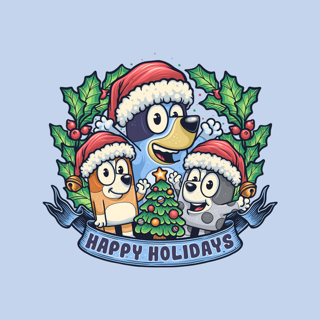 Bluey Holidays-Womens-Basic-Tee-momma_gorilla