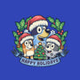 Bluey Holidays-Womens-V-Neck-Tee-momma_gorilla