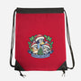 Bluey Holidays-None-Drawstring-Bag-momma_gorilla