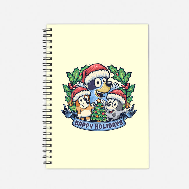 Bluey Holidays-None-Dot Grid-Notebook-momma_gorilla