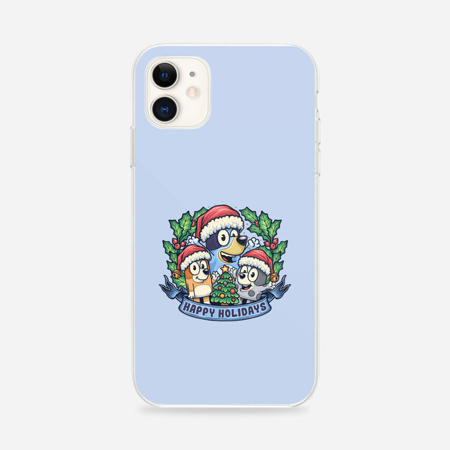 Bluey Holidays-iPhone-Snap-Phone Case-momma_gorilla