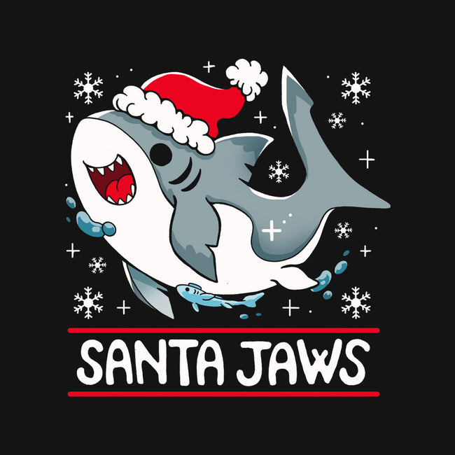 Santa Jaws-Womens-Basic-Tee-Vallina84