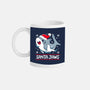 Santa Jaws-None-Mug-Drinkware-Vallina84