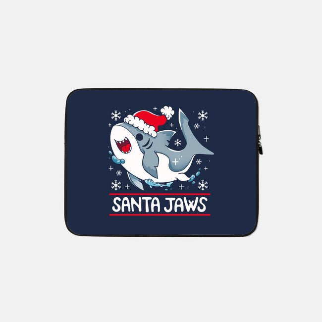 Santa Jaws-None-Zippered-Laptop Sleeve-Vallina84
