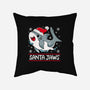 Santa Jaws-None-Removable Cover w Insert-Throw Pillow-Vallina84