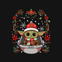 Christmas Yoda-None-Removable Cover-Throw Pillow-JamesQJO
